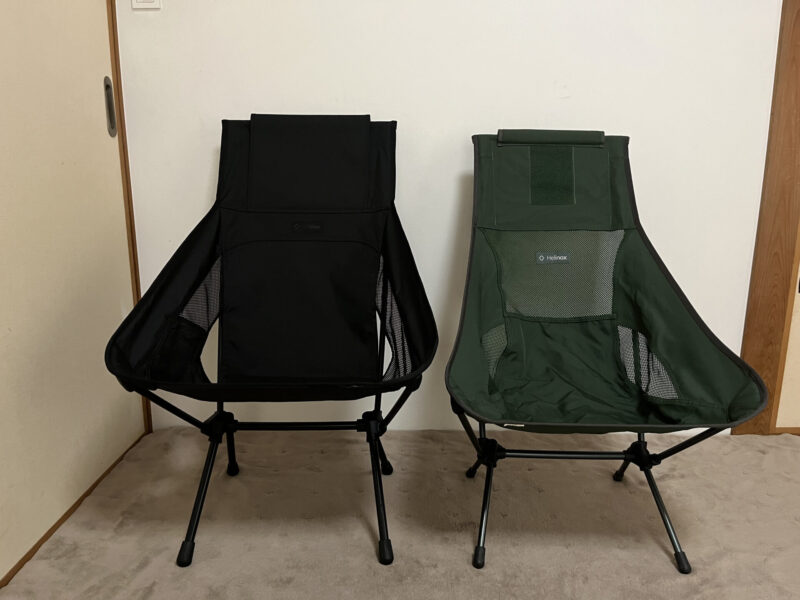 チェアワンハイバック(re)とチェアツーとの比較