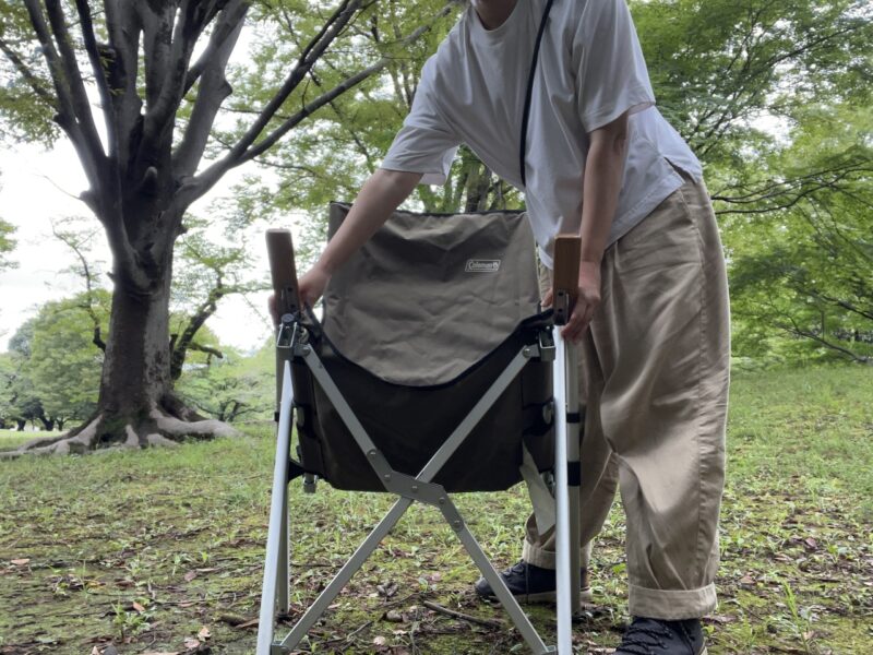 コールマン レイチェアの組み立て