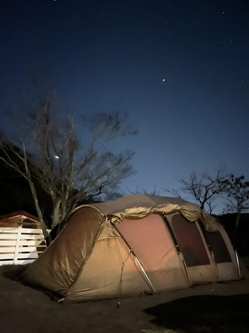富津金谷オートキャンプヒルズの星空